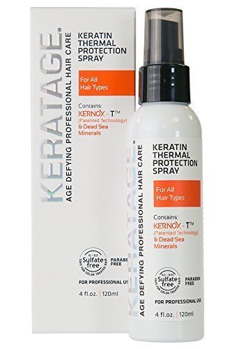 Keratin Thermal Protection Spray 4 Oz by Keratage