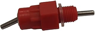 for Chicken Nipple Water Spigot for Bucket Waterer Poultry Screw in Red