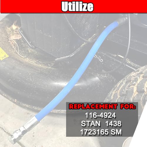 SHOOSHINE Engine Drain Port Oil Changing Hose, 3/8" NPT Adapter, High-Temperature 300°F, 700 PSI, 20" Length, Replacement for STAN1438 1723165SM 116-4924 by SHOOSHINE - Image 5
