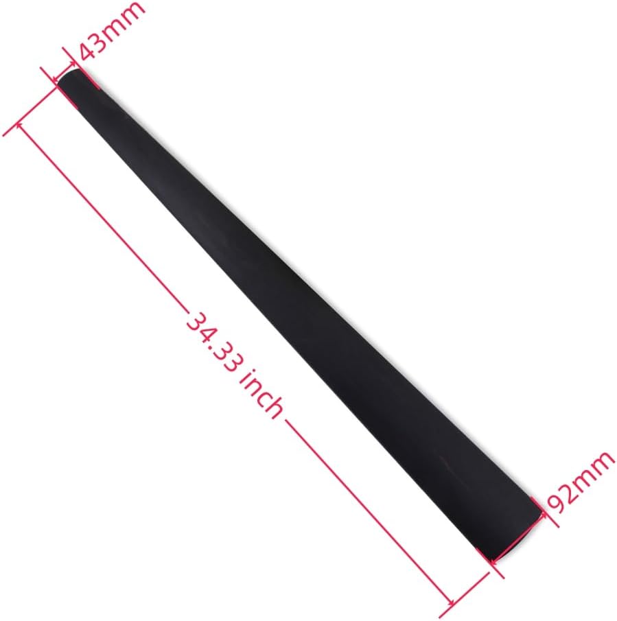3/4 Upright Double Bass Fingerboard Natural Ebony Wood String Bass Parts for Replacement(3/4 Size)