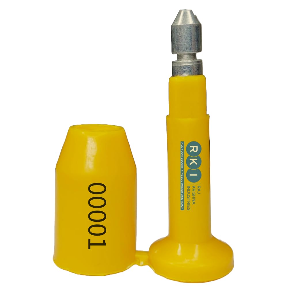 Raj Krishna Industries® Container Seal Roto Block Anti SpinTamper Proof Container Bolt Seal Heavy Duty Security Seal Truck Seal Otl |50 Unit, Yellow| (B0CT8XPYK2) Amazon Price History, Amazon Price Tracker