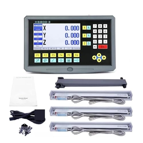 Kit Completo LCD con Escala Lineal 3 Ejes para Fresadora Torno miniatura 1