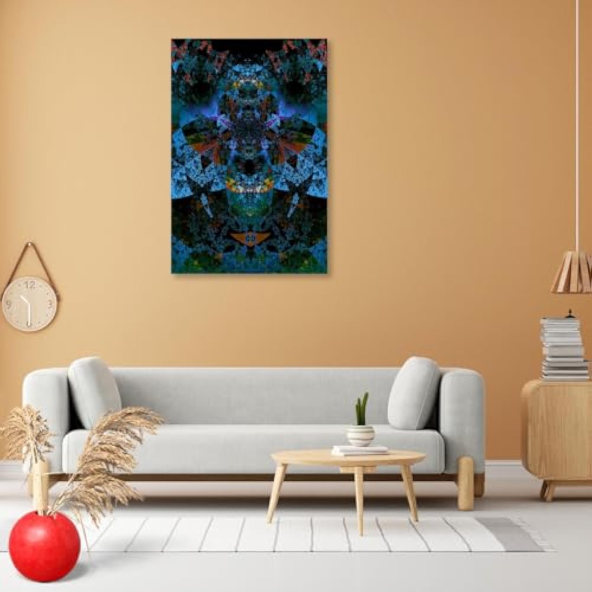 Psychedelic Darth Vader Art, Peel & Stick Vinyl Wall Sticker