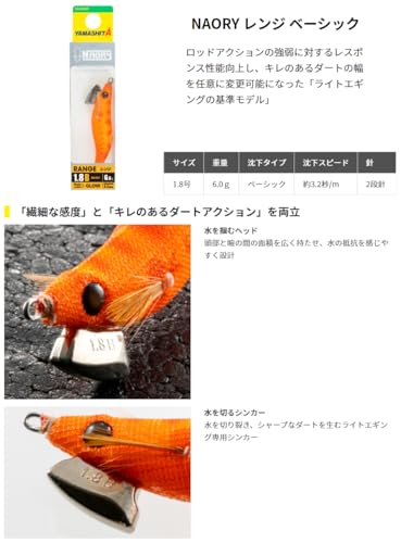 ヤマシタ NAORY レンジB 1.8号 Z019