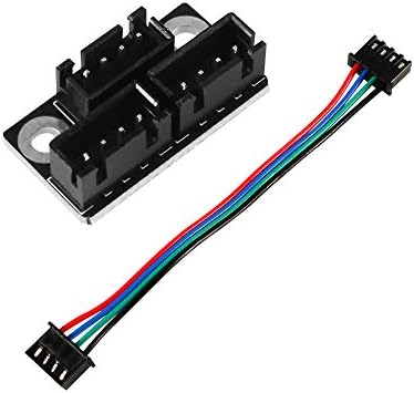 Aokin 3D Printer Parts and Accessories, 1pcs 3D Printer Stepper Motor Parallel Module with 100mm Cables for Double Z Axis Dual Z Stepping Motors, for Creality Reprap Prusa Lerdge 3D Printer Board