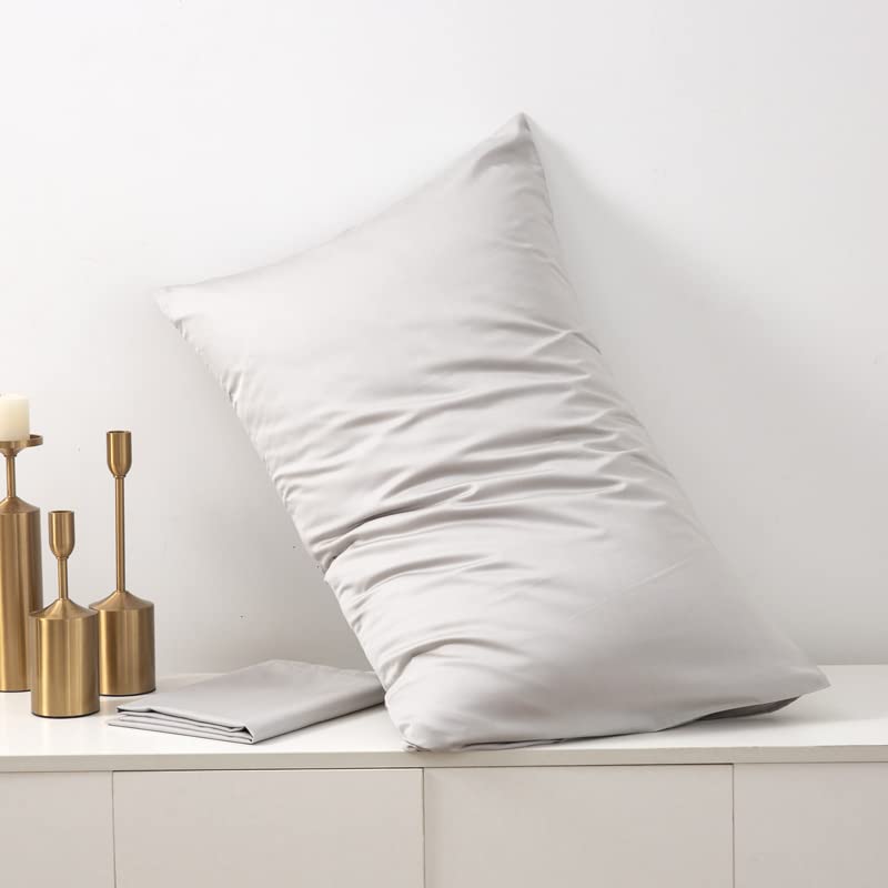 Funda de Almohada Funda de Almohada de algodón con Grapas largas Funda de Almohada Blanca y Negra Funda de Almohada para el hogar 1pc / 2pcs-Rosa, 50x90cm 2pcs