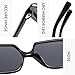 ZHZJQE Vintage Classic Big Frame Polygon Sunglasses Men Women Unisex Trend Outdoors Travel Sunglasses Uv400