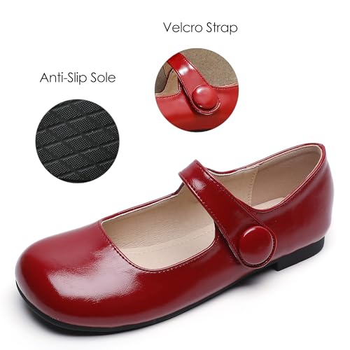 Dear Time Women's Round Toe Mary Jane Strap Flat Shoes, Cute Lolita Uniform Shoes, Soft Cushion Ballet Flats for Women2