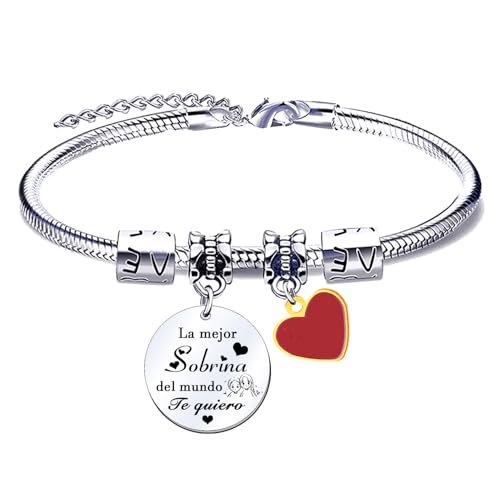 XWXWXW Pulsera de Sobrina Regalo de Sobrina Pulsera Para Mujer Pulseras Con...