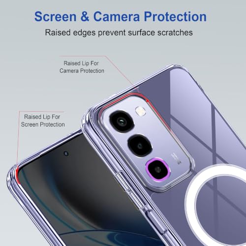 Image of Zapcase Back Case Cover for Realme P4R 5G | Compatible for Realme P4R 5G Back Cover | Compatible with MagSafe | Scratch-Resistant Back Cover | Clear