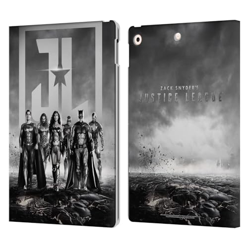 Étui portefeuille Zack Snyder's Justice League en cuir pour iPad 10.2