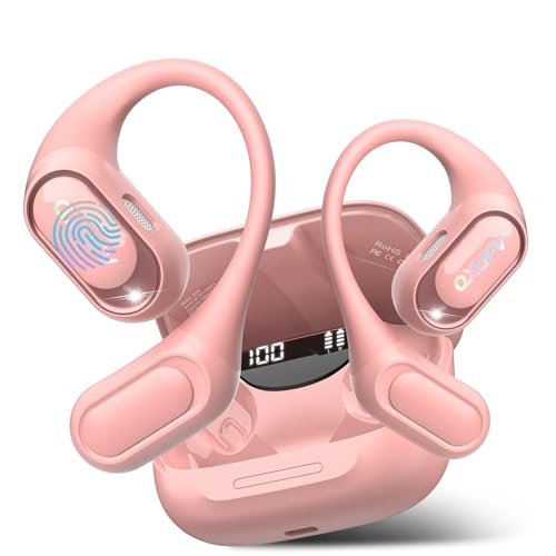 Qxufv Auriculares Inalambricos Deportivos De Diseño Abierto, Graves Profundos, Llamada Hd Enc, 50 Horas Auriculares Bluetooth 5.4 Con Pantalla L Qxufv Auriculares Inalambricos Deportivos De Diseño Abierto, Graves Profundos, Llamada Hd Enc, 50 Horas Auriculares Bluetooth 5.4 Con Pantalla L