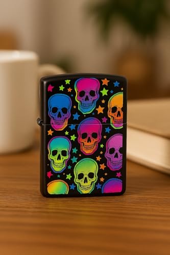 Encendedor Zippo Vivid Skulls and Stars miniatura 6