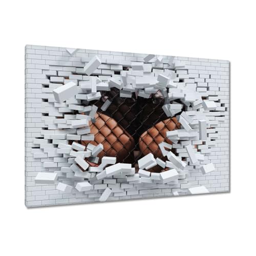 Peinture imprimée toile fesses féminines décoration murale filet 90x60