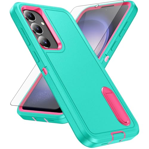 Coque hybride cachée pour Galaxy S24 Plus avec coque rigide intégrale