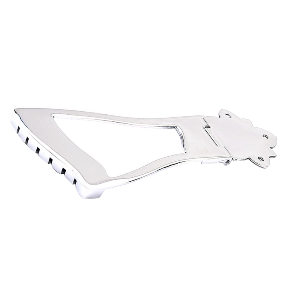 HEMOTON 6 String Bass Tailpiece Fixed Tailpiece Metal Material Guitar Vibrato Tremolo Bridge Guitar Accessory
