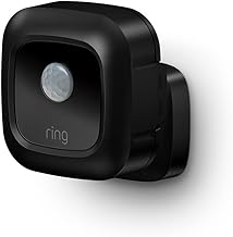 Sensor de movimiento Ring: sensor de movimiento inalámbrico para luces inteligentes de Ring en exteriores, compatible con Amazon Sidewalk (negro)