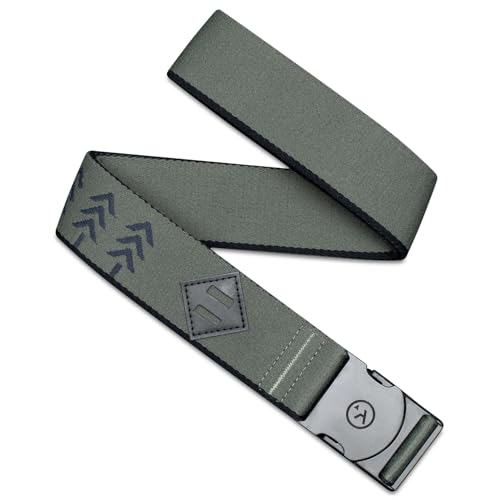 Arcade The Original Unisex Adventure Belt Repreve Elastic Webbing Non-Metal Travel Friendly Buckle Blackwood - Ivy Green