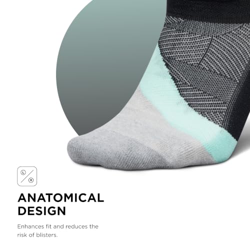 Image of Feetures Elite Light Cushion No Show Tab Sock Wave