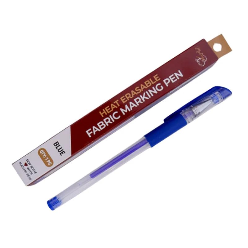Madam Sew Heat Erasable Fabric Marking Pens for Sewing and Quilting | Fabric Markers for Sewing