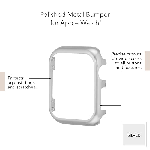 Image of Anne Klein Premium Crystal Bumper, Compatible with Apple Watch, Seamless Fit, Easy Installation, Bumper for Apple Watch