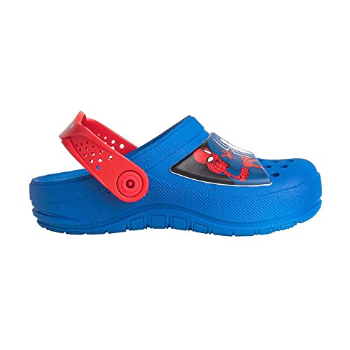 Sandália Marvel Action, Grendene Kids, Meninos, Azul/Vermelho, 28
