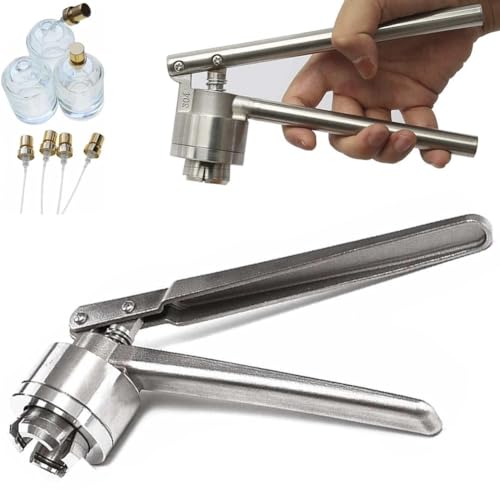 Capsuleuse en acier inoxydable pour créer vos propres parfums maison en flacon de 15mm