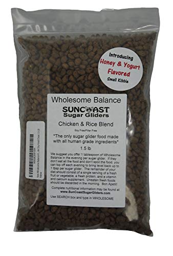 New Wholesome Balance Real Chicken Sugar Glider Food - Sweet Potato Flavor NO