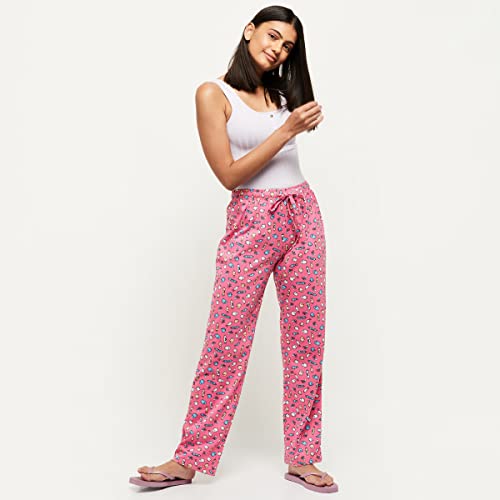 Image of Max Women Cotton Casual Style Printed Elasticated Pyjamas