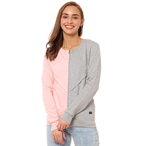 Image of PINACOLADA Women's Sweatshirt with Hoodie Regular Fit for Casual Wear | Cotton Blend Fabric | Hoodie Sweatshirt Crafted with Comfort Fit and High Performance for Everyday Wear