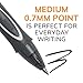 BIC Gelocity Quick Dry Gel Pen, Fast Drying Ink and Comfortable Grip, 12-Count in Black Ink