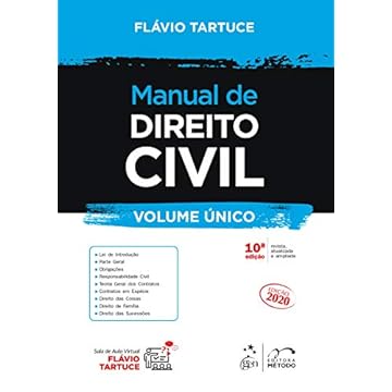 Capa do livro Manual de Direito Civil - Vol. Único: Volume único
