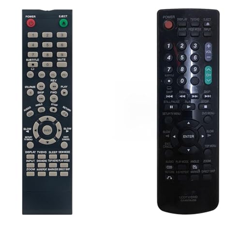 GA480WJSB Remote Control Fit for Sharp LCD-TV/DVD LC19DV22U LC32DV22U LC26AD22U