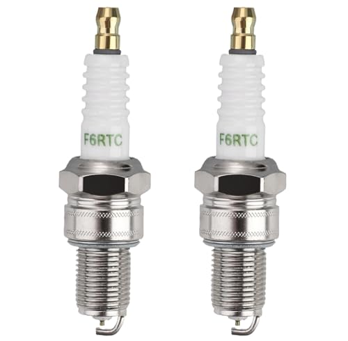 Image of 2Pcs F6RTC Spark Plug Replacement for NGK 5534 BPR7ES V-line-19, High Performance Spark Plugs Compatible with Bosch 7992 WR5DC 4038 Champion RN7YC DEN SO W22EPR-U AC Delco Car Motorcycle Lawnmower