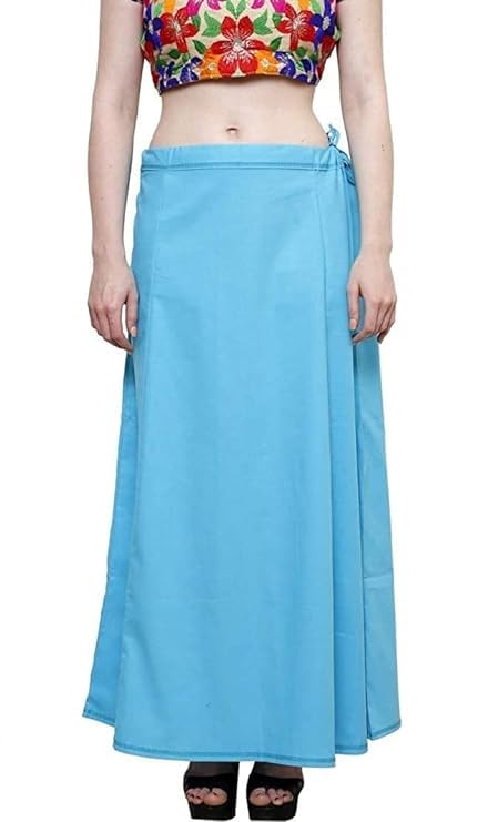 Yavi Collections Women’s Petticoats for Saree, Readymade Cotton Inskirt for Women (Free Size) | Readymade Ethnic Indian Stitched - Waist Adjustable-picture-21