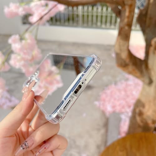 Coque miroir Samsung S25 protection anti-chocs appareil photo selfie