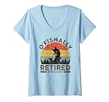 Photo Gallery donna o fishally retired 2027 pun fishing fishermen retirement maglietta con collo a v Photo Gallery donna o fishally retired 2027 pun fishing fishermen retirement maglietta con collo a v