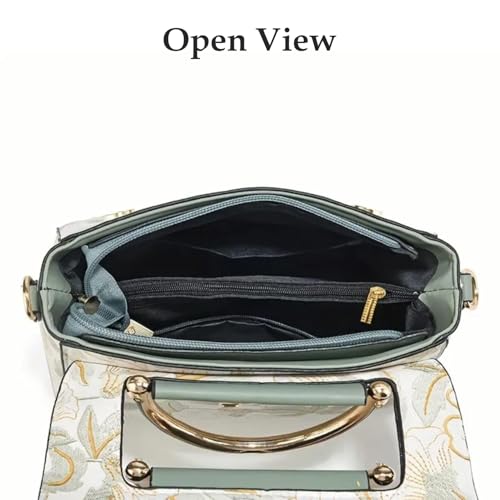 Image of SYGA Women's Cross Border Handbag With Flower Printed Small Square shoulder messenger bag