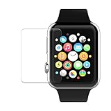 iWatch Screen Protectors, Badalink Ultra Clear Tempered Glass Screen Protector [42mm] [2 Pack] [Not Full Coverage] for iWatch Series 2 & Series 1