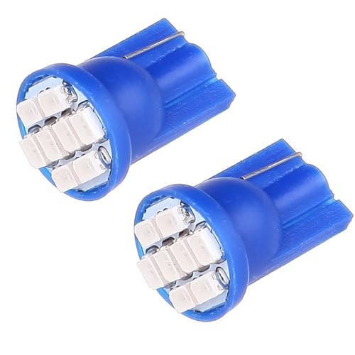 OCPTY Instrument Panel Lights 192 193 259 280 285 447 T10-8-3020-SMD-Blue (5pcs)