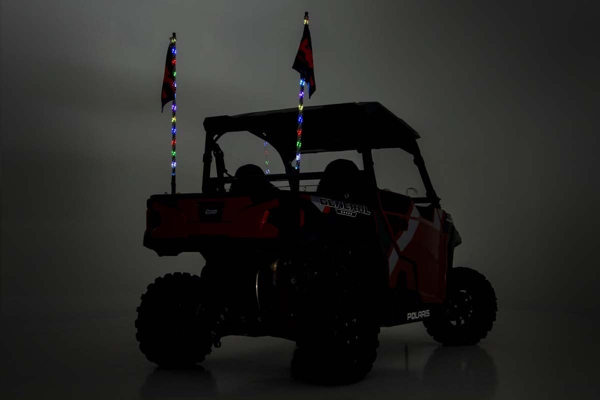 Rough Country LED Whip Light Kit for Polaris General & Ranger (2017-2022)