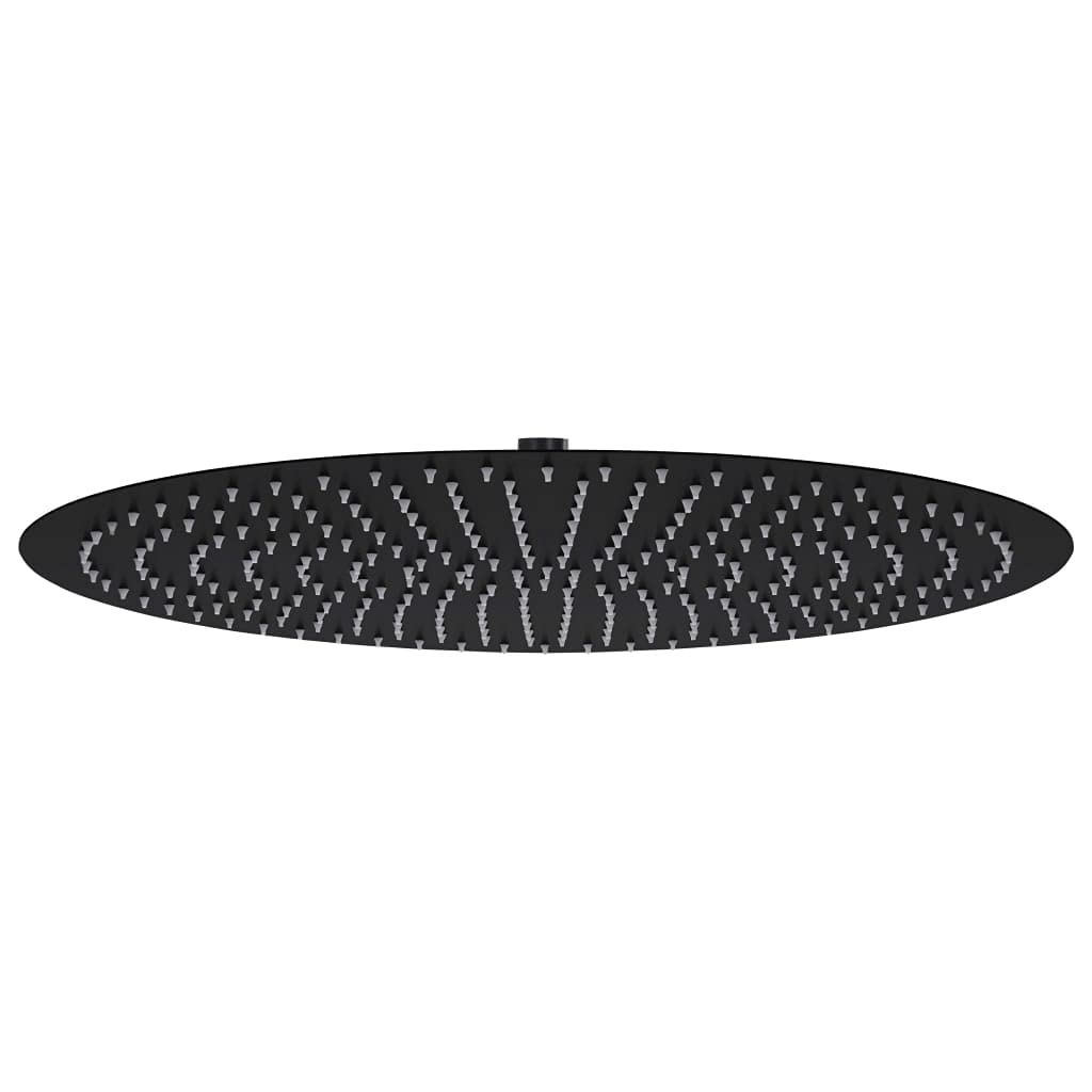 ShGaxin Cabezal de Ducha Efecto Lluvia Acero INOX Redondo Negro 50 cm, Rociador Ducha, Ducha Lluvia, Alcachofa Ducha, Duchas De Baño Alcachofa Lluvia, Recambios Columna Ducha - 147694