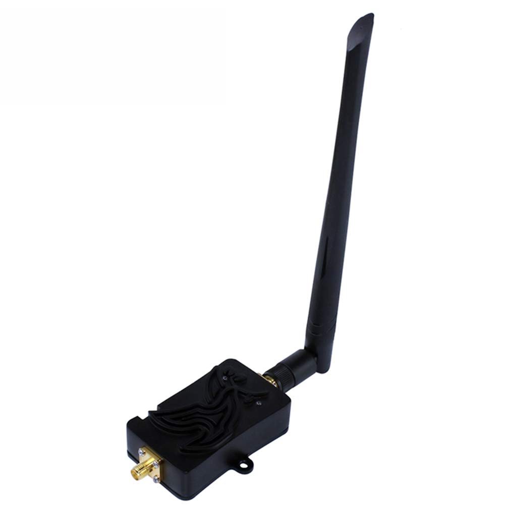 Asudaro WiFi Booster 4W 2.4Ghz Amplificatore router WiFi, router wireless ripetitori di segnale WiFi, potente amplificatore WiFi wireless, testa SMA, plug & play, segnale forte copertura forte
