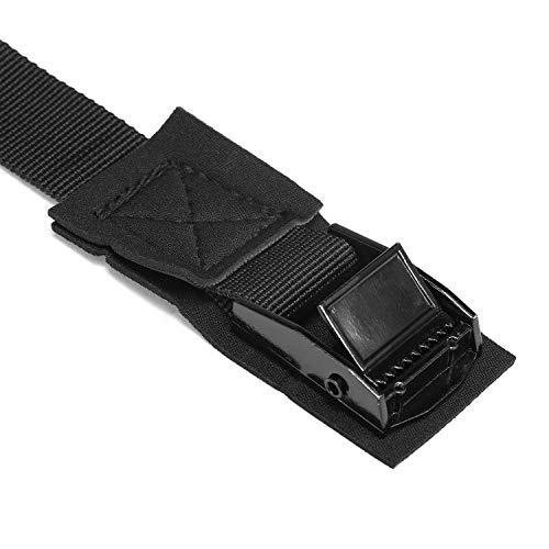 KKmoon 2 PCS Tira de amarração Tira de amarração de carga Tira de amarração com fecho de fivela para