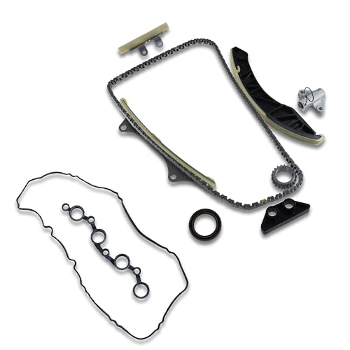 BESTPRICE Juego de cadena de distribución con piñón incl. juntas Compatible con HYUNDAI i10 1 (PA),2 (BA,IA),i20 1 (PB,PBT),2 (GB,IB),KIA PICANTO 2 (TA),3 (JA),RIO 3 (UB),4 (YB,SC,FB),STONIC (YB)