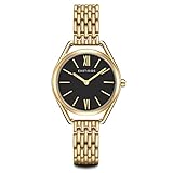 FLEXIBEL: Das filigrane Gliederarmband aus Edelstahl mit Gelbgold-Plattierung wird mit einer Sicherheitsfaltschließe angepasst (Armbandlänge 21 cm)