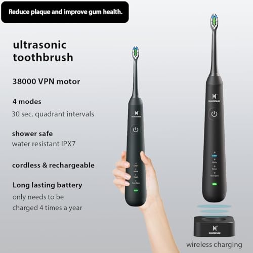 Mundreinigungsset 2-in-1 – Wasser-Zahnseide und elektrische Zahnbürste – Bürsten und Zahnseide – für Zahnreinigung und Zahnfleischgesundheit