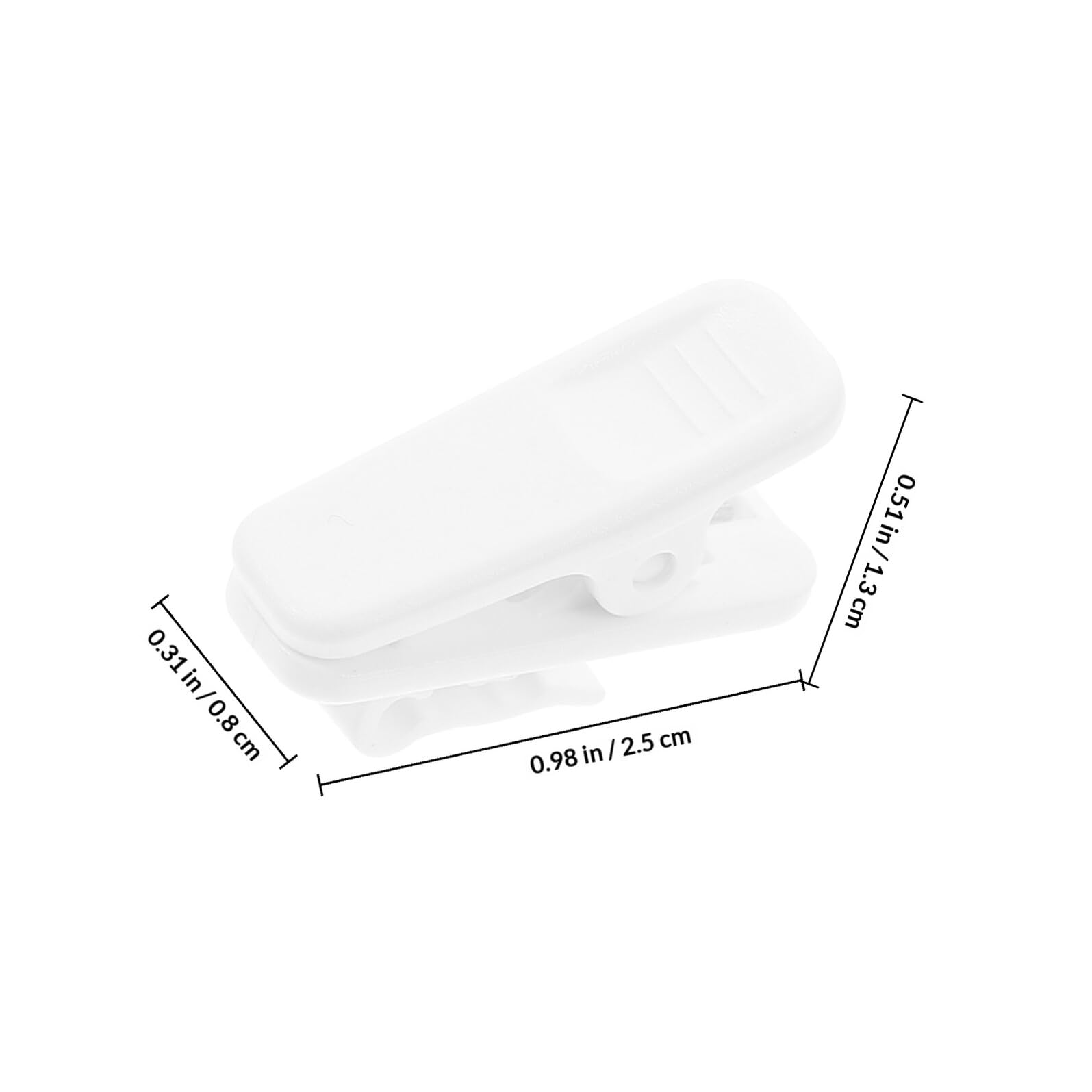 10 Stück Kopfhörerkabelklemmen Weiß Kabelclips für Headset Kabel Leichtes Befestigungszubehör für Musik Unterwegs und Büro