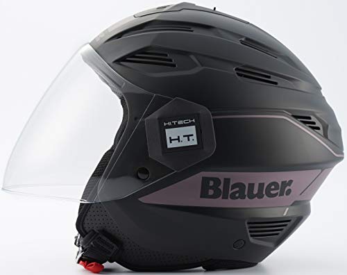 Blauer casco brat black matt/titanium 2xs