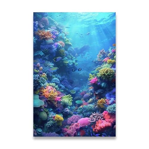 Cuadros del mundo submarino LEMST de 40x50cm para decorar con arte moderno tu sala de estar